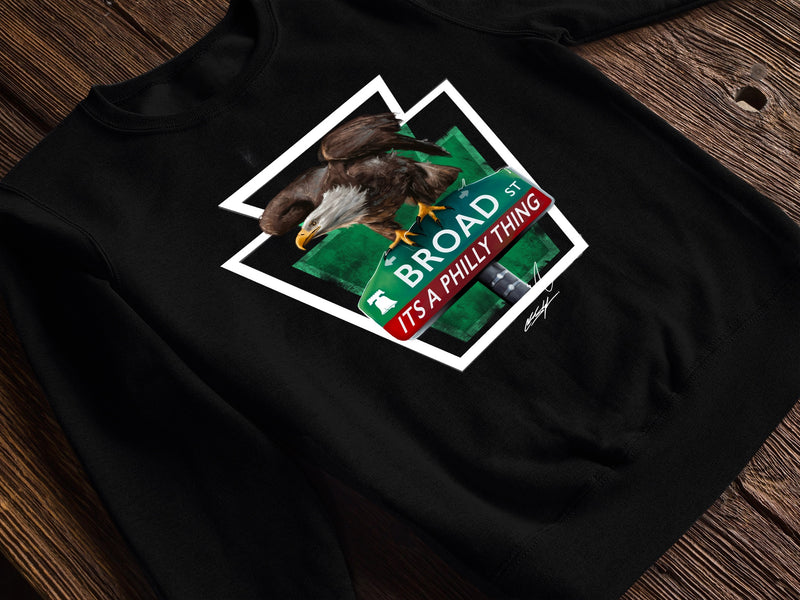 ITS A PHILLY THING | EAGLES ON BROAD | Unisex Heavy Blend™ Crewneck Sweatshirt