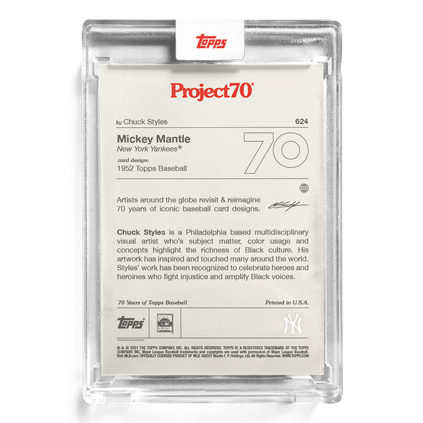 Topps Mickey Mantle Project70 Card