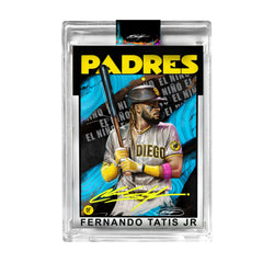 OFFICIAL ARTIST SIGNATURE COLLECTION - NEON YELLOW X/15- PROJECT70 FERNANDO TATIS JR. BY CHUCK STYLES