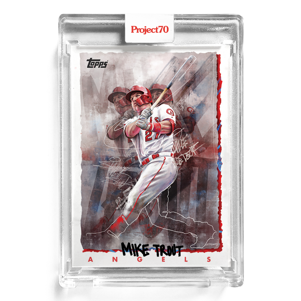 Mike Trout Topps Project70 Card