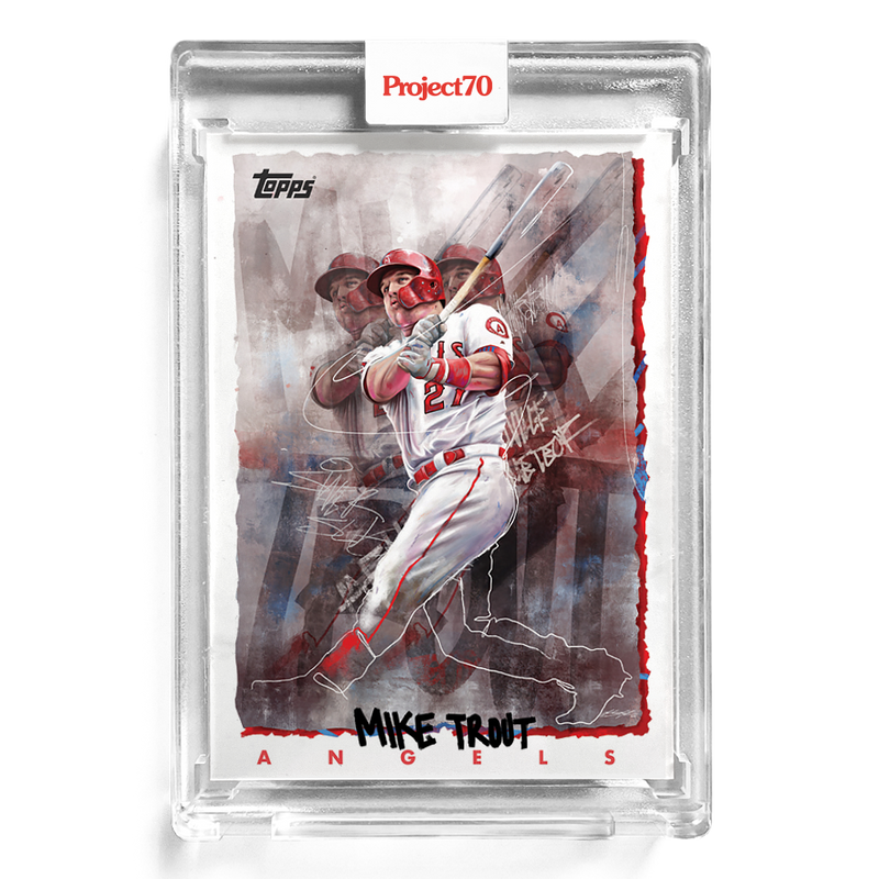 Mike Trout Topps Project70 Card
