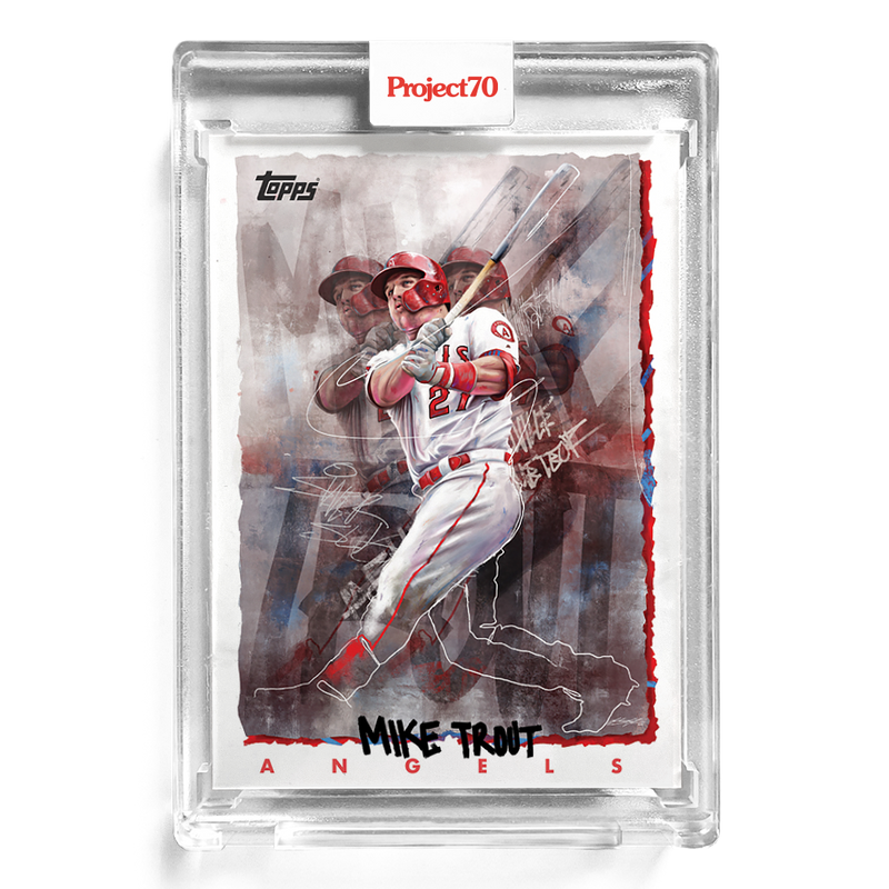 Mike Trout 直筆サインカード project 70 Mike Trout Topps Project70 Card – Art of Chuck Styles